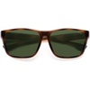 image:imageSOJOS Polarized Square Sunglasses Men Womens TR90 Lightweight Frame UV Protection ShadesTortoiseGreen