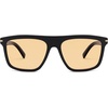 image:imageSOJOS Polarized Square Sunglasses TR90 Lightweight Unisex Women Men Trendy Classic Design UV ProtectionBlackYellow