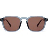 image:imageSOJOS Polarized Square Sunglasses for Men Retro Sun Glasses Trendy Shades UV400 Protection TR90 Frame SJ2652BCrystal BlueBrown