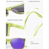 image:imageSOJOS Polarized Square Sunglasses for Men Women Lightweight TR90 Frame UV Protection Mens Womens Sun Glasses SJ2645YellowPurple Mirrored