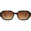 image:imageSOJOS Polarized Sunglasses For Women Retro Rectangle Womens Sun Glasses Trendy Narrow Square 90s Shades SJ2232Tortoise