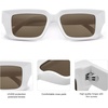image:imageSOJOS Polarized Sunglasses Womens Men Trendy Square Small Y2K Designer Shades SJ2323White