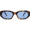 image:imageSOJOS Polarized Sunglasses Womens Mens Retro Rectangle Sun Glasses Trendy Hexagonal Frame 80s 90s Shades SJ2324Tortoise