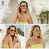 image:imageSOJOS Polarized Sunglasses Womens Mens Trendy Pentagonal Cateye Sun Glasses 80s 90s Shades SJ2329Purple
