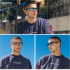 image:imageSOJOS Polarized Sunglasses for Driving Outdoor Sports  Square UV Protection Shades Men WomenMatte BlackGrey