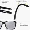 image:imageSOJOS Polarized Sunglasses for Driving Outdoor Sports  Square UV Protection Shades Men WomenMatte BlackSilver Mirrored