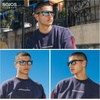 image:imageSOJOS Polarized Sunglasses for Driving Outdoor Sports  Square UV Protection Shades Men WomenMatte BlackSilver Mirrored