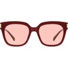 image:imageSOJOS Polarized Sunglasses for Women Men Trendy Square Large Sun Glasses SJ2149RedLight Red