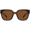 image:imageSOJOS Polarized Sunglasses for Women Men Trendy Square Large Sun Glasses SJ2149Transparent BrownBrown