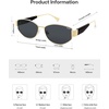 image:imageSOJOS Polarized Sunglasses for WomenTrendy Hexagonal Sun Glasses Retro Shades UV400 SJ1257GoldGrey