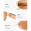 image:imageSOJOS Polarized Sunglasses for WomenTrendy Hexagonal Sun Glasses Retro Shades UV400 SJ1257GoldOrange