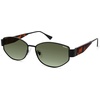 image:imageSOJOS Polarized Sunglasses for WomenTrendy Hexagonal Sun Glasses Retro Shades UV400 SJ1257Matte BlackGreen
