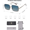 image:imageSOJOS Polarized Sunglasses for Womens MensRectangle Polygon Retro Vintage Shades Classic Vintage Shades SJ1168Blue