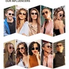 image:imageSOJOS Polarized Sunglasses for Womens MensRectangle Polygon Retro Vintage Shades Classic Vintage Shades SJ1168Green