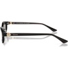 image:imageSOJOS Rectangular Polarized Sunglasses for Women Acetate Frame Coral Temple Detail Trendy Retro 90s Sunnies SJ3140 TIDEBlackGrey