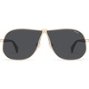 image:imageSOJOS Retro 70s Aviator Sunglasses for Women Men Trendy 2026 Oversized UV400 Metal Pilot Shades SJ1272GoldGrey