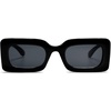 image:imageSOJOS Retro 90s Nude Rectangle Sunglasses Womens Mens Trendy Chunky GlassesBlack