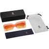 image:imageSOJOS Retro 90s Nude Rectangle Sunglasses Womens Mens Trendy Chunky GlassesGradient Orange