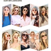 image:imageSOJOS Retro 90s Nude Rectangle Sunglasses Womens Mens Trendy Chunky GlassesGradient Orange
