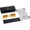 image:imageSOJOS Retro 90s Nude Rectangle Sunglasses Womens Mens Trendy Chunky GlassesGradient Yellow
