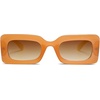 image:imageSOJOS Retro 90s Nude Rectangle Sunglasses Womens Mens Trendy Chunky GlassesOrange