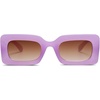 image:imageSOJOS Retro 90s Nude Rectangle Sunglasses Womens Mens Trendy Chunky GlassesPurple