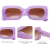 image:imageSOJOS Retro 90s Nude Rectangle Sunglasses Womens Mens Trendy Chunky GlassesPurple