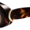 image:imageSOJOS Retro Acetate Oval Polarized Sunglasses Women Men 90s Vintage UV400 Protection Tiny Sun GlassesSUNSETGlaze HazetortoiseBrown