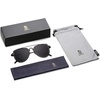 image:imageSOJOS Retro Aviator Polarized Double Bridge Sunglasses for Men Women Mirrored Lens SJ1051A BlackGrey