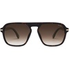 image:imageSOJOS Retro Aviator Polarized Sunglasses for Men Women Trendy Vintage Square Pilot Mens Shades SJ2370Tortoise Frame Brown Grading Lens