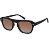 image:imageSOJOS Retro Aviator Polarized Sunglasses for Men Women Vintage Square Mens Shades SJ2632Black Frame Brown Grading Lens