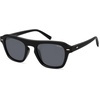 image:imageSOJOS Retro Aviator Polarized Sunglasses for Men Women Vintage Square Mens Shades SJ2632Black Frame Grey Lens