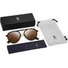 image:imageSOJOS Retro Aviator Polarized Sunglasses for Women Men Double Bridge Ladies ShadesAmber Tortoise