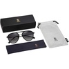 image:imageSOJOS Retro Aviator Polarized Sunglasses for Women Men Double Bridge Ladies ShadesBlack