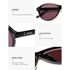 image:imageSOJOS Retro Aviator Polarized Sunglasses for Women Men Vintage 70s Style UV Protection Womens Mens Shades SJ2701BlackBurgundy