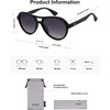image:imageSOJOS Retro Aviator Polarized Sunglasses for Women Men Vintage 70s Style UV Protection Womens Mens Sun Glasses SJ2646BlackGrey Grading