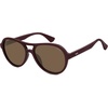 image:imageSOJOS Retro Aviator Polarized Sunglasses for Women Men Vintage 70s Style UV Protection Womens Mens Sun Glasses SJ2646Deep Eggplant PurpleRetro Brwon