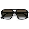 image:imageSOJOS Retro Aviator Sunglasses For Women Men Square Womens Square Sun Glasses SJ2355Black Grey Grading