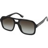 image:imageSOJOS Retro Aviator Sunglasses For Women Men Square Womens Square Sun Glasses SJ2355Black Grey Grading