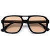 image:imageSOJOS Retro Aviator Sunglasses For Women Men Square Womens Square Sun Glasses SJ2355Black Orange
