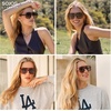 image:imageSOJOS Retro Aviator Sunglasses For Women Men Square Womens Square Sun Glasses SJ2355Black Pink Mirror