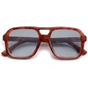 image:imageSOJOS Retro Aviator Sunglasses For Women Men Square Womens Square Sun Glasses SJ2355Brown Tortoise Grey
