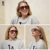 image:imageSOJOS Retro Aviator Sunglasses For Women Men Square Womens Square Sun Glasses SJ2355Tortoise Brown Grading