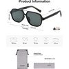 image:imageSOJOS Retro Aviator Sunglasses Womens Mens Vintage Double Bridge Sun Glasses 70s 80s 90s Shades SJ2399Black