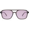 image:imageSOJOS Retro Aviator Sunglasses for Women MenTrendy Rectangle Womens Mens Shades Sun Glasses SJ2202Grey FramePurple Lens