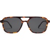 image:imageSOJOS Retro Aviator Sunglasses for Women MenTrendy Rectangle Womens Mens Shades Sun Glasses SJ2202Tortoise FrameGrey Lens
