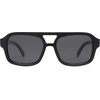 image:imageSOJOS Retro Aviator Sunglasses for Womens Mens Polarized Trendy Square Designer Inspired Shades 80s 90s Sun Glasses SJ2342Black