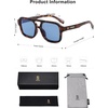 image:imageSOJOS Retro Aviator Sunglasses for Womens Mens Polarized Trendy Square Designer Inspired Shades 80s 90s Sun Glasses SJ2342Blue