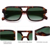 image:imageSOJOS Retro Aviator Sunglasses for Womens Mens Polarized Trendy Square Designer Inspired Shades 80s 90s Sun Glasses SJ2342Demi