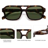 image:imageSOJOS Retro Aviator Sunglasses for Womens Mens Polarized Trendy Square Designer Inspired Shades 80s 90s Sun Glasses SJ2342Multicolor